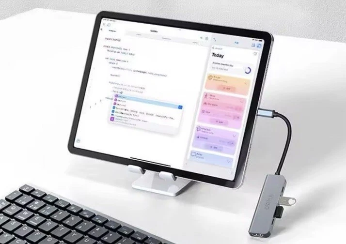 USB C Laptop 5 in 1 Docking Station Dual Monitor HDMI for Dell/HP/Lenovo Laptop - Image 4 of 4