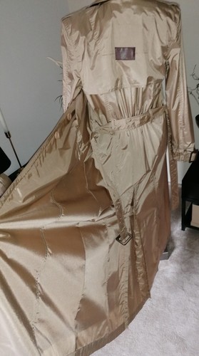Trenchcoat Regenmantel Hammer Teil in Gold 34-36 ausverkauft !