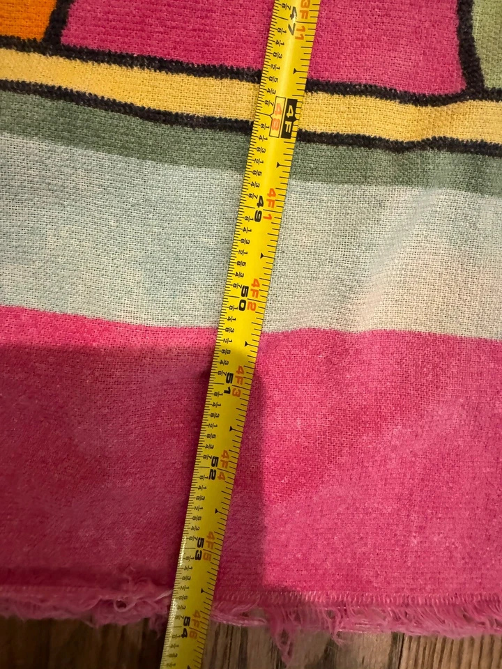 Toalla de playa vintage Barney Baby 1998 baño algodón púrpura dinosaurio infancia BJ Foto 4 de 4