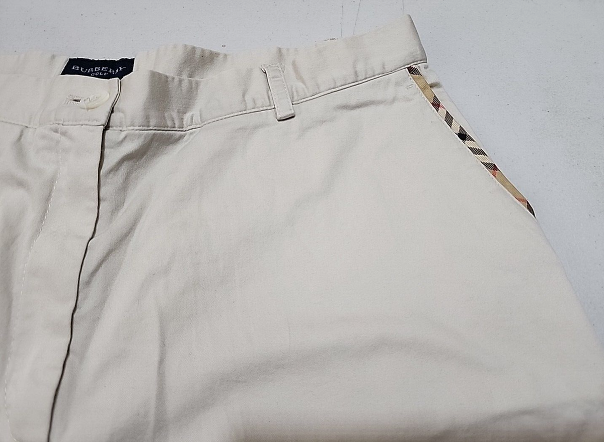 Women's Burberry Golf Short Size 8 Made in Spain | eBay