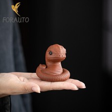 Zodiac Snake Year Tea Pet Ornament Can Raise Handmade Purple Sand Mascot