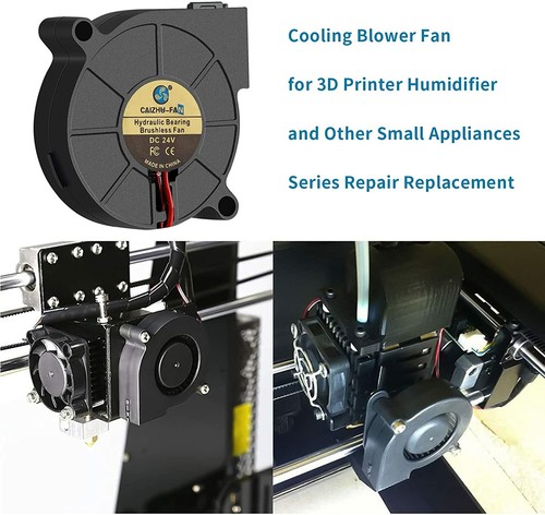 4PCS 24V Blower Fan Brushless Ball Bearing 3D Printer Fans 5015 50MM x 15MM UK - Picture 4 of 7