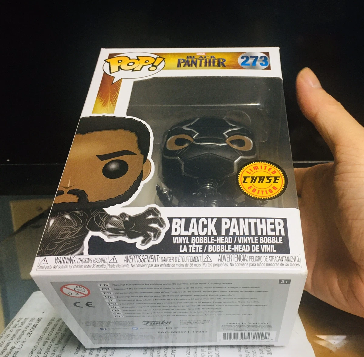 Funko POP! Marvel Black Panther #273 Limited Edition CHASE. OOP. RARE. A+Seller