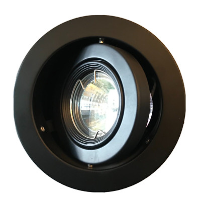 WAC LIGHTING HR-8417-BK LOW VOLTAGE ADJUSTABLE GIMBAL RING TRIM BLACK