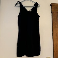 Lightweight little black dress size XS linen, cotton, and rayon blend