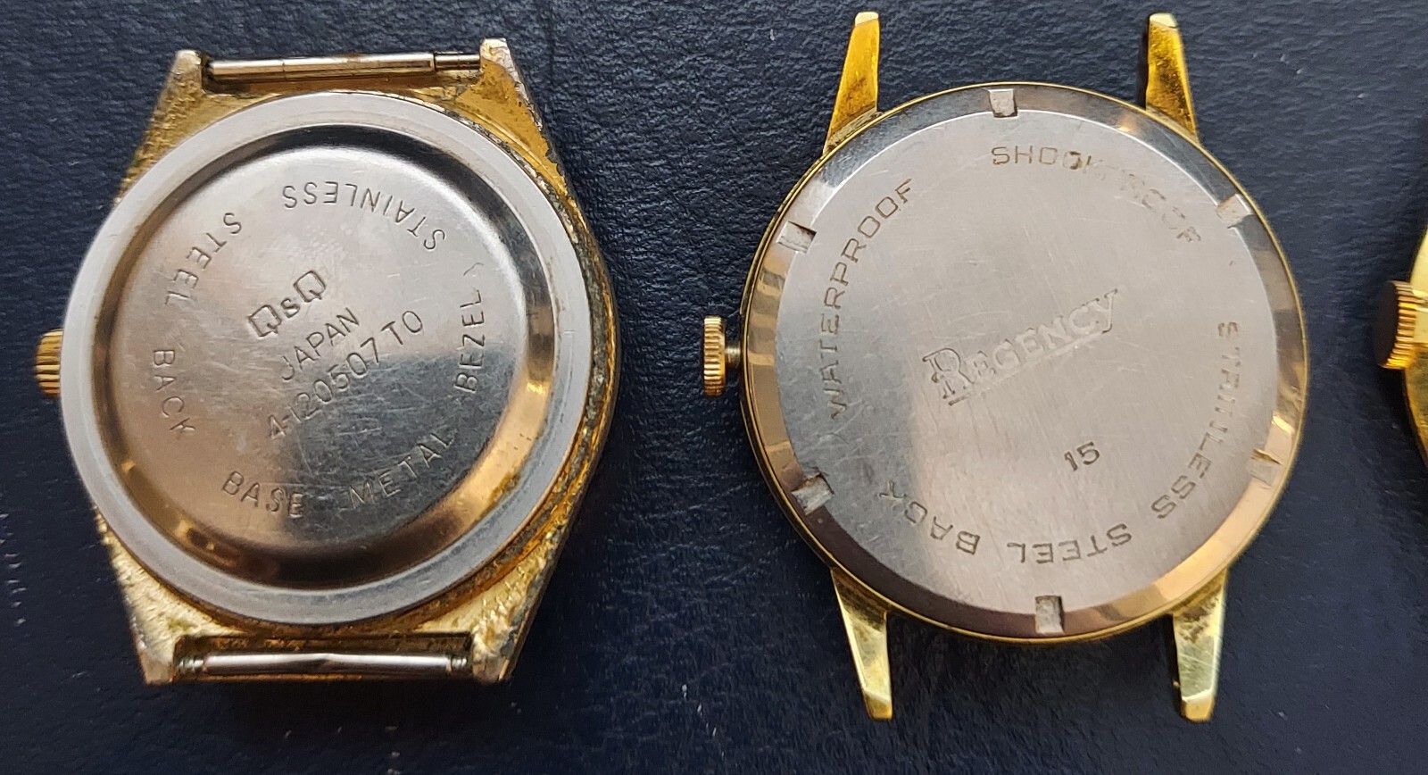 JOBLOT OF 3 MENS VINTAGE WATCHES INCLUDING QNQ BY CITIZEN, SPARES OR