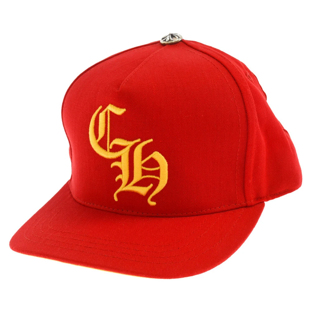 CHROME HEARTS CHROME HEARTS TRUCKER CAP CHE EMBROIDERED BASEBALL CAP HAT RED Y