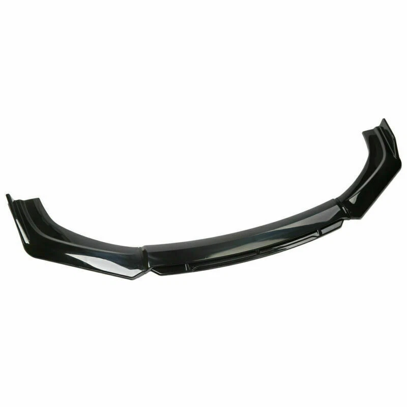 For Volkswagen Scirocco Front Bumper Lip Chin Spoiler Splitter Glossy Black - Image 4 of 4