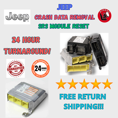SRS RESTRAINT MODULE CRASH DATA FIX FOR JEEP   REPAIR SERVICE