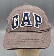 Gap Baby Gap Gray Navy Logo Patch Adjustable Baseball Cap Hat