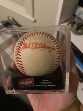 Autographed Baseball Joe Torre Jason Giambi Mel Stottlemyre