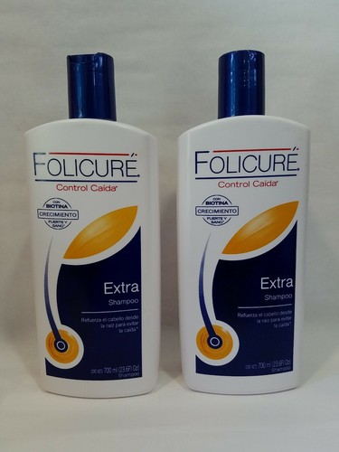 2 FOLICURE Extra SHAMPOO FOR FULLER THICKER HAIR 23.6 fl oz.Reduce Caida 72% - Picture 2 of 3