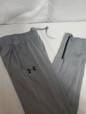 Under Armour Sweatpants Mens Size S/P Grey  Drawstring Active Gym Pant
