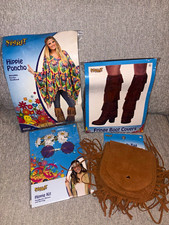 Spirit Hippie Costume Set Adult One Size Halloween