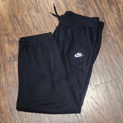 black nike sweatpants cuffed