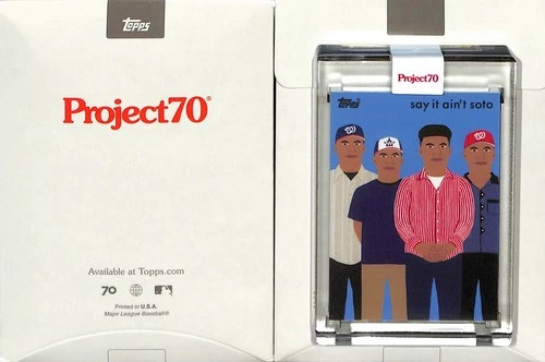 2021 TOPPS PROJECT 70 #643 1958 JUAN SOTO - WASHINGTON NATIONALS - KEITH SHORE