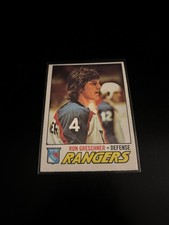 Ron Greshchner 1977 O-Pee-Chee NM-MT Rangers 256