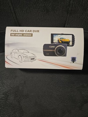 EIVOTOR Full HD Dual Lens Car DVR Camera 4.0 Inch LCD Display Video Recorder  