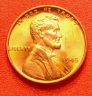 1945-P Lincoln Wheat Cent Penny GEM RED BU From an Original Bank Roll