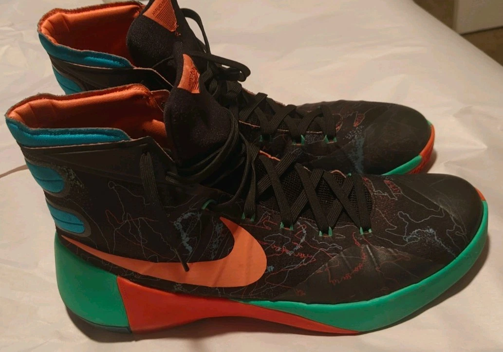 Nike Hyperdunk 2015 Premium Black Blue Lagoon for Sale