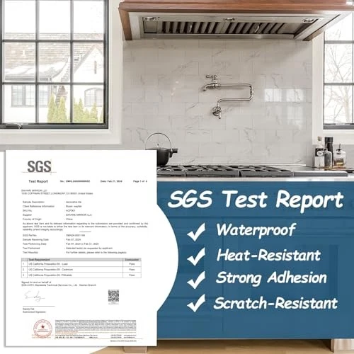 Salpicadero pelar y pegar 3 x 6 pulgadas 3D PVC 100 quilates pulido dorado Foto 3 de 4