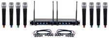VocoPro DIGITAL-ACAPELLA8 8 Ch UHF Wireless Handheld Microphone System 8B