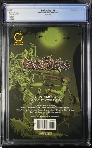Darkstalkers # 6 CGC 9.8 Skottie Young Variant VHTF - Picture 2 of 2