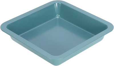 Square Cake Pan, 9-Inch Bakeware Non-Stick Carbon Steel Pan Deep Dish Oven Bakin