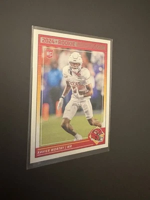 Panini Score Football 2024 Xavier Worthy Rookie Card RC Kansas City Chiefs - Bild 1 von 2