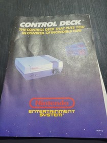 Nintendo NES Console Control Deck Instruction Manual ONLY