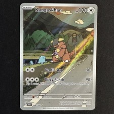 KANGASKHAN Destined Rivals Illustration Rare Holo Pokemon Card 204/182 NM