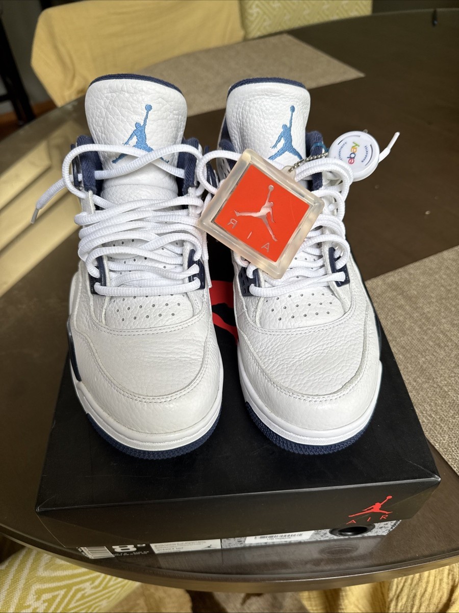 Nike Air Jordan Retro LS White/Legend Blue-Midnight Navy Mens