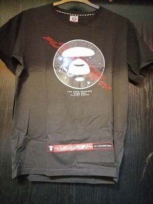 Aape Black Graphic T-Shirt L Space