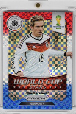 2014 Panini Prizm World Cup Stars Red White Blue Philipp Lahm DFB Deustchland
