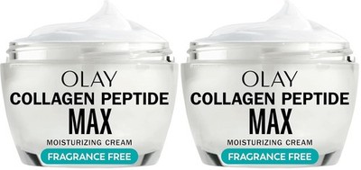 Olay Collagen Peptide Face Moisturizer,Firming Cream for Women, 2 Pack