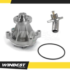For Ford 150 250 350 Expedition Excursion V8 Engine Water Pump & Thermostat 