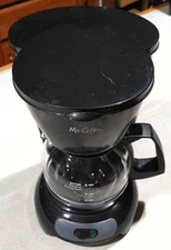 Mr Coffee 4 Cup Drip Coffee Maker Brewer Model TF5 Black Tested Working