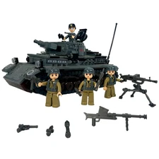 WWII German Panzer IV Tank Building Block Set | General Jim's Toys & Bricks | GJ