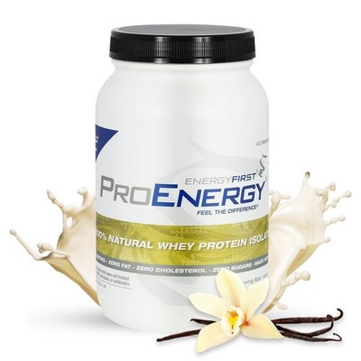 EnergyFirst Vanilla Whey Protein Isolate - Grass Pasture Fed, Zero Lactose, G...