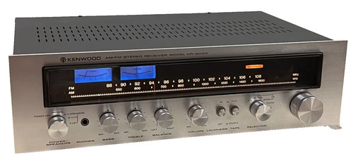 Vintage Kenwood KR-3090, 26W Receiver, 1979, Pro. Serviced, 90-day L+P Warranty