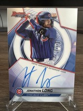 JONATHON LONG 2025 Bowman's Best Auto Chicago Cubs