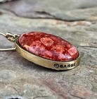 Barse NWT Red Orange Coral Golden Bronze Drop Earrings — photo 4