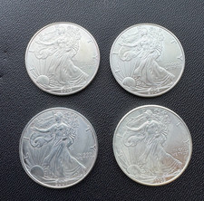 Genuine 2004 1 troy oz American Silver Eagle 0.999 Fine Silver. Bullion