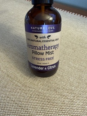 Nature Love Aromatherapy Pillow Mist Lavender & Citrus 4 fl oz Stress Free