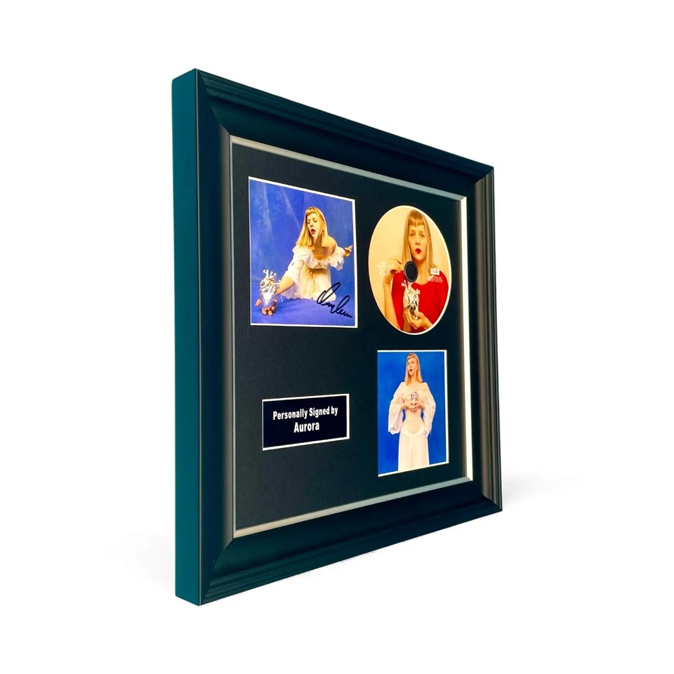 Aurora SIGNED What Happened to the Heart? CD Photo Display & COA Music Autograph - Image 2 of 4