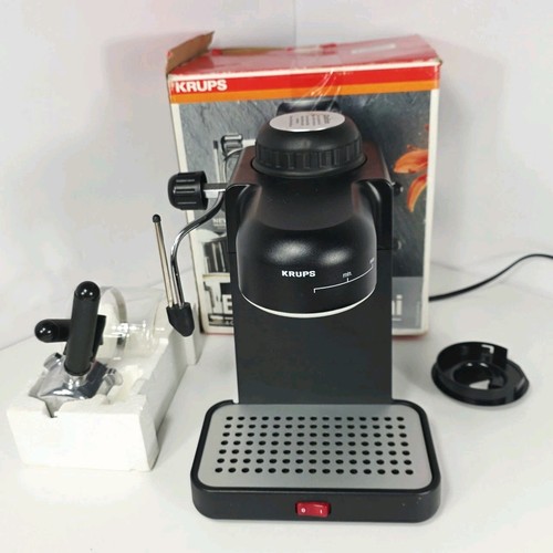 Krups 963/A 4-Cup Mini Espresso Maker - Black Tested - Works Made In Switzerland - Picture 2 of 15
