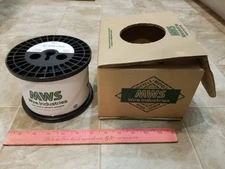 MWS Wire 32 SPN RED, 32 AWG, 9.86 lbs., Clear, Copper Magnetic Wire. New!