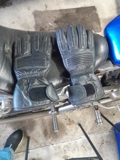 Leather Motorcycle Riding Gloves