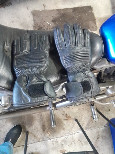 Leather Motorcycle Riding Gloves