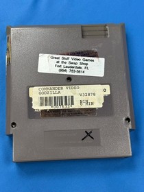 Nintendo Toho Co. LTD Godzilla Game Cartridge NES-GZ-USA